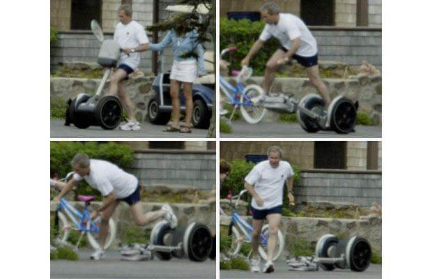 Bush Segway Crash