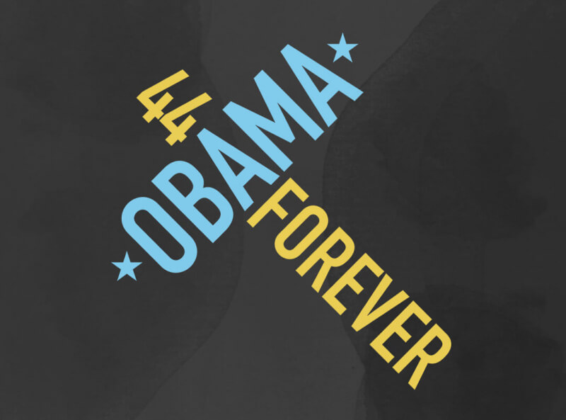 Barack Obama 44 Forever TShirt Stickers